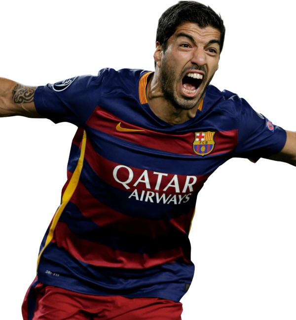 Luis Suárez Goal Running Hd Wallpaper Images - Blue And Black Barcelona Jersey Youth Small (600x650), Png Download