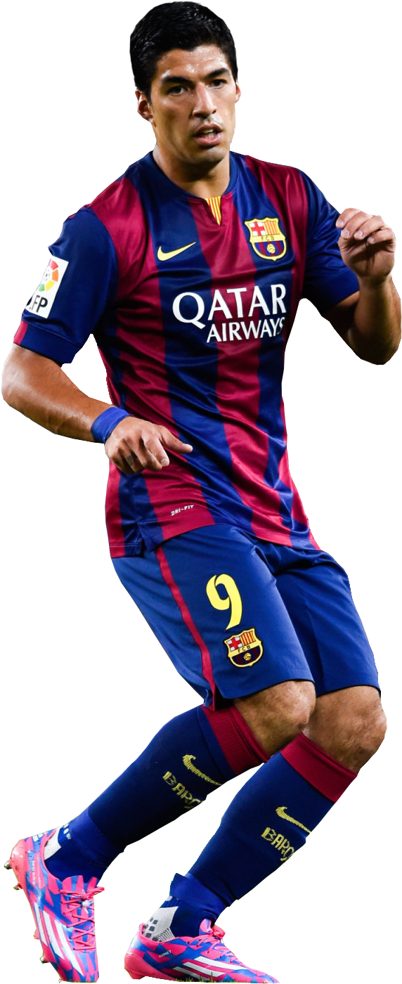 Luis Suárez - Football Player (587x1409), Png Download