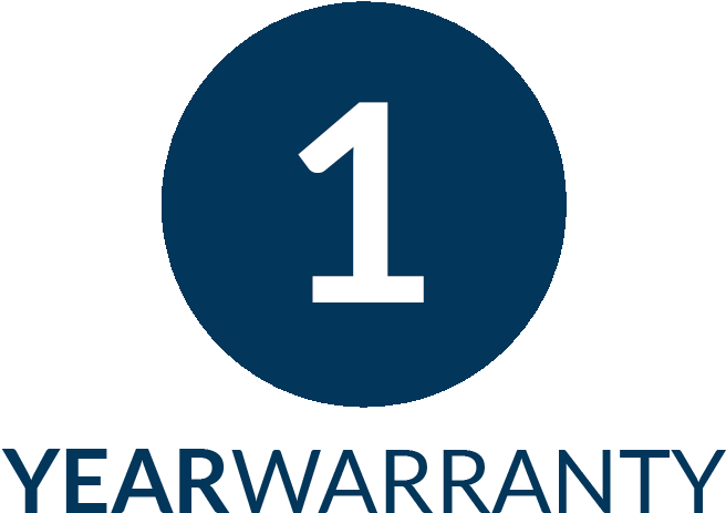1 Year Warranty Icon - Icon (1000x619), Png Download