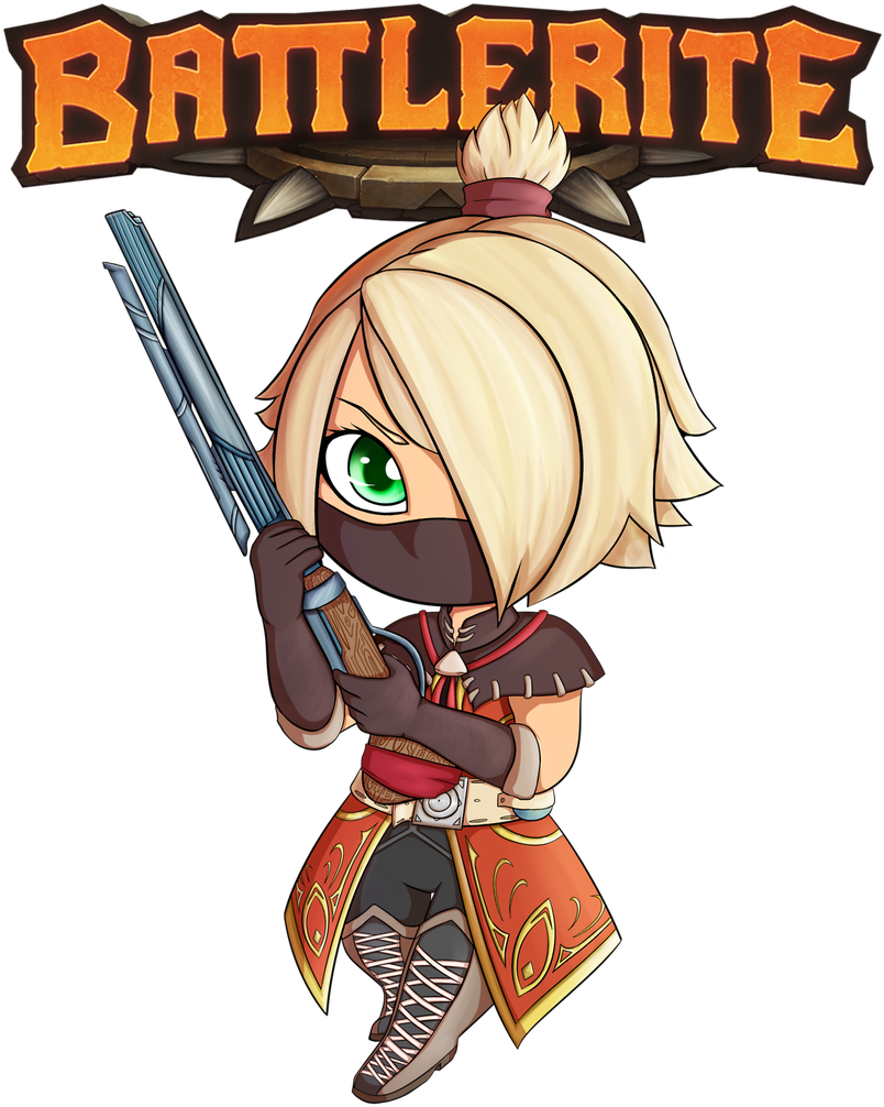 Battlerite On Twitter - Jade Battlerite Chibi (900x1200), Png Download