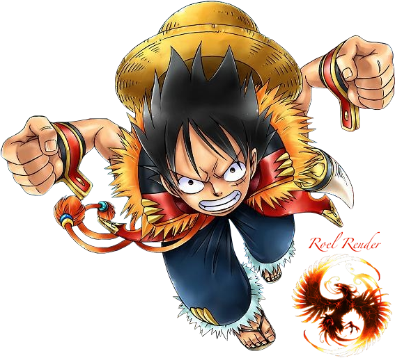 Anime Pirate, One Piece Anime, Anime One, Manga Anime, - Monkey D Luffy Render (600x525), Png Download