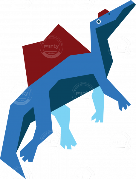 Spinosaurus - Stock Illustration (455x600), Png Download
