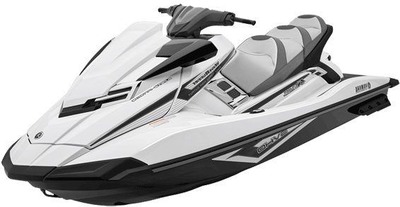 Yamaha Fx Svho - White Yamaha Jet Ski (566x294), Png Download
