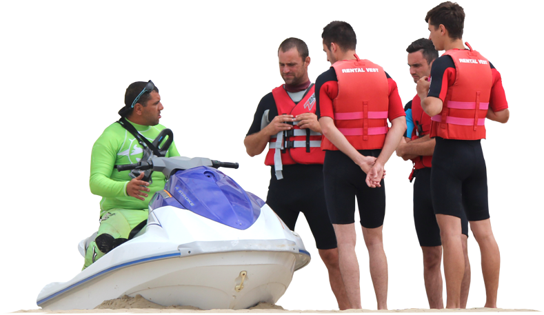 Vous Souhaitez Organiser Une Journée Conviviale Et - Gilet Jet Ski Plage (800x595), Png Download