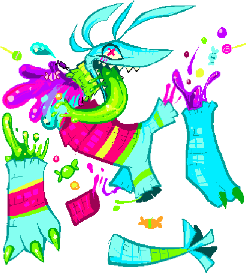 Pinata Punch By Rosemary The Skunk-d8271wn - Digital Media (600x600), Png Download