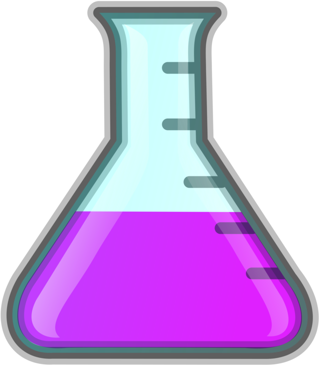 Laboratory Flasks Chemistry Experiment Science Project - Erlenmeyer O Matraz Conico (750x750), Png Download