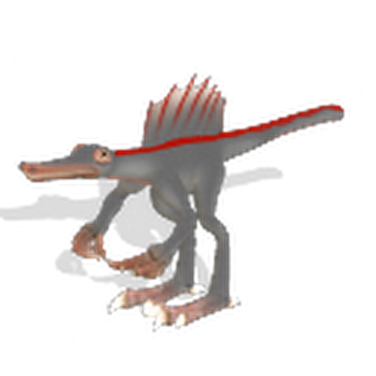 Here's My Spinosaurus From Spore, It Was Made Back - Animal Figure (530x530), Png Download