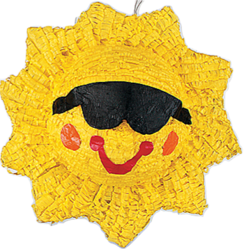 Contact Info - Sunshine Smile Pinata (350x358), Png Download