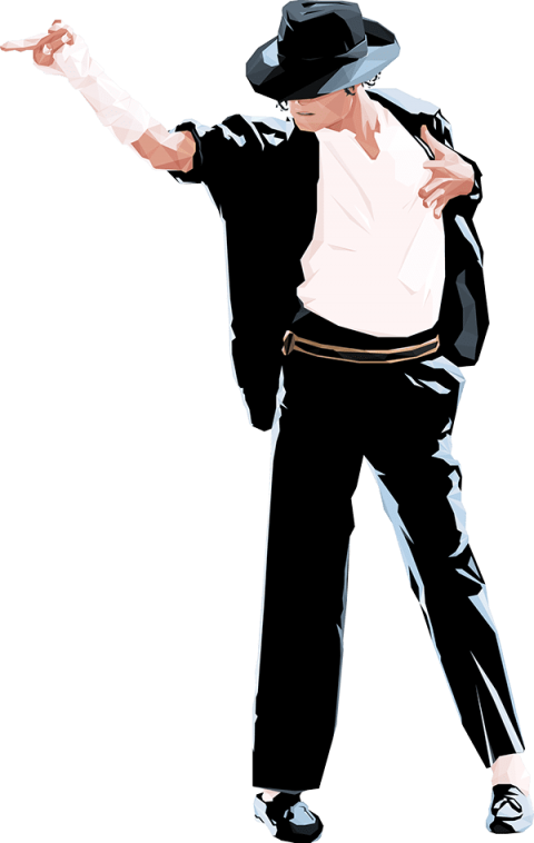 Michael Jackson Dance Pose (480x758), Png Download