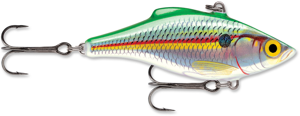 Rapala Rattlin' Rapala Holographic Emerald Shad 2" - Rapala Rnr04s Rattlin' Rapala Size 04 Silver Fishing (1000x715), Png Download