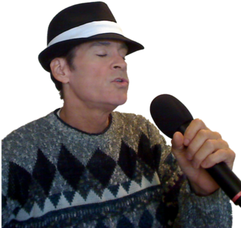 Mark Hamilton Sings Karaoke - Singing (349x379), Png Download