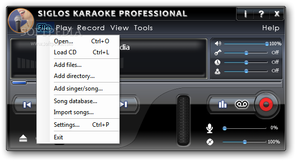 Siglos Karaoke - Karaoke (588x320), Png Download