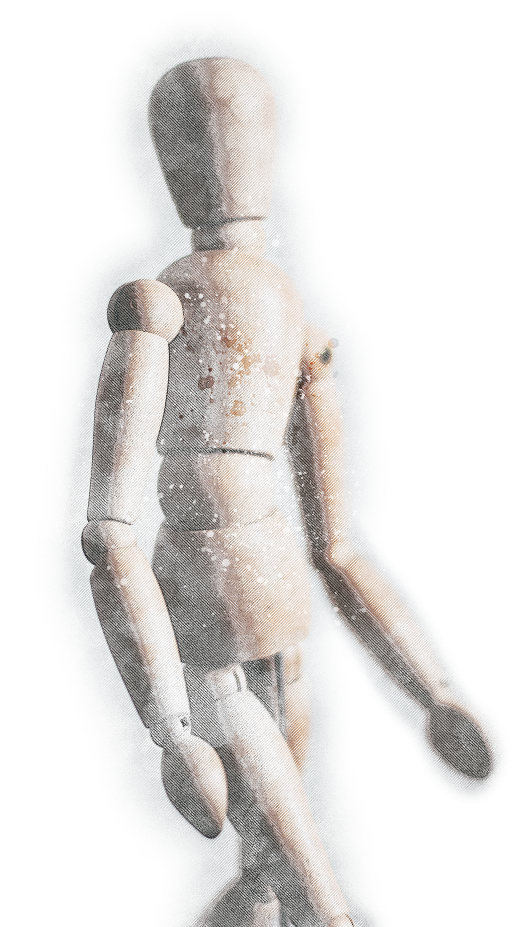 Manual And Manipulative Therapy - Figure Drawing (1300x1950), Png Download