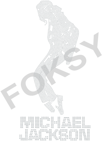 Crystal Hot Fix Rhinestone Michael Jackson Iron On - Graphic Design (546x546), Png Download