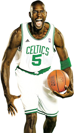 Kevin Garnet Photo 1194848786 Kgscan1 - Basketball Player (300x508), Png Download