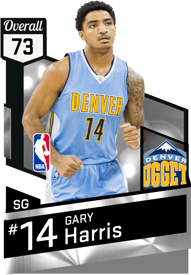 Open Packs - Gary Harris Nba 2k17 (651x941), Png Download
