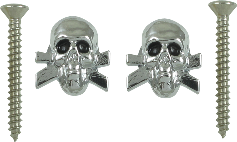 Grover, Skull Shape - Grover Gp640g Button Strap Set - Iron Cross - Gold (800x479), Png Download