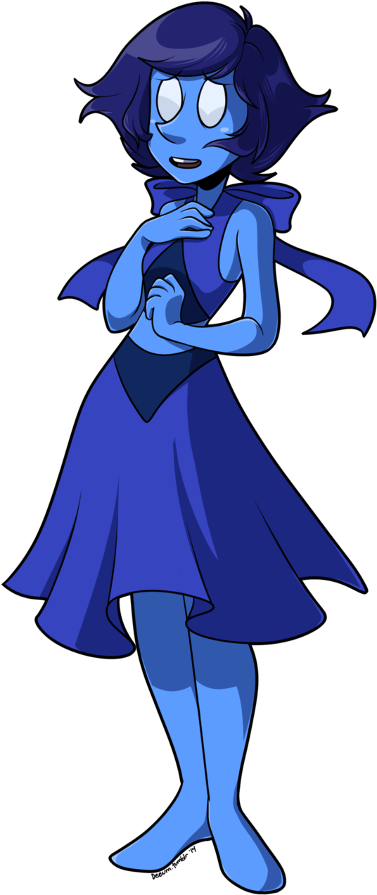 Steven Universe Lapis Lazuli By Deeum-d80yvbs - Steven Universe Pilot Lapis (607x1317), Png Download