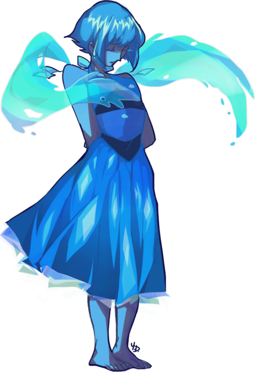 Lapislazuli And Steven Unvierse Image - Lapis Lazuli Png (500x729), Png Download