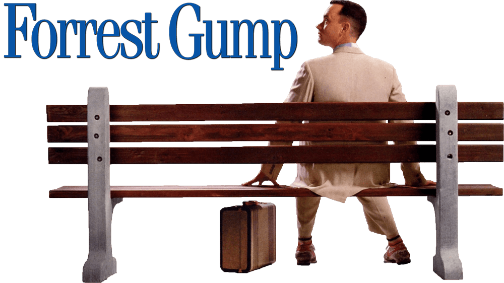 In 1981, Forrest Gump Watches A Feather Fall From The - My Mom Always Said Life Is Like (1000x562), Png Download