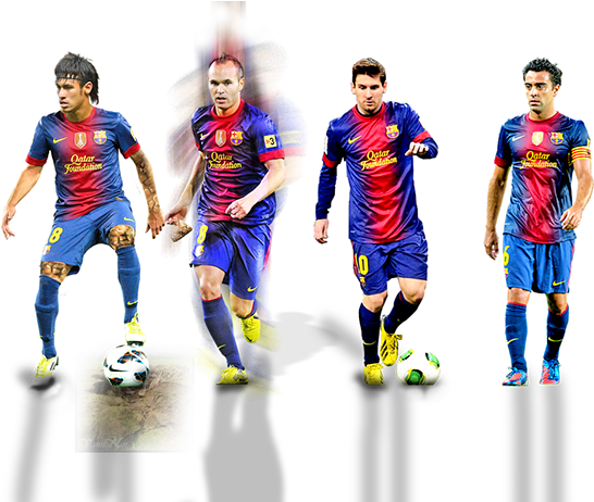 Xavi Fc Barcelona 2013 (600x461), Png Download