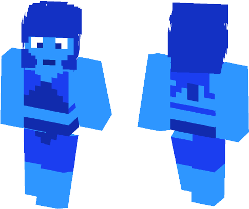 Steven Universe-lapis Lazuli - Minecraft Skins Steven Universe Bismuth (584x497), Png Download