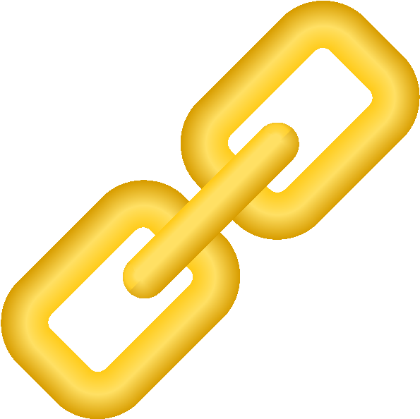 Link Icon1 Yellow - Yellow Link Icon (600x600), Png Download