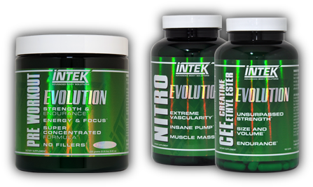 The Evolutionary Pump Stack By Intek The Evolutionary - Intek Nutrition Stacks (457x296), Png Download