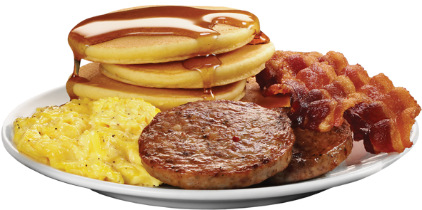 Big Breakfast Plate (600x600), Png Download
