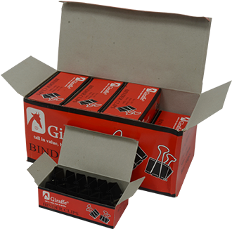 110 Black Binder Clip - Binder Clips No 112 Giraffe (650x426), Png Download