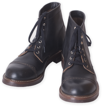 Lofgren Combat Bootsblack - Red Wing Shoes (510x460), Png Download