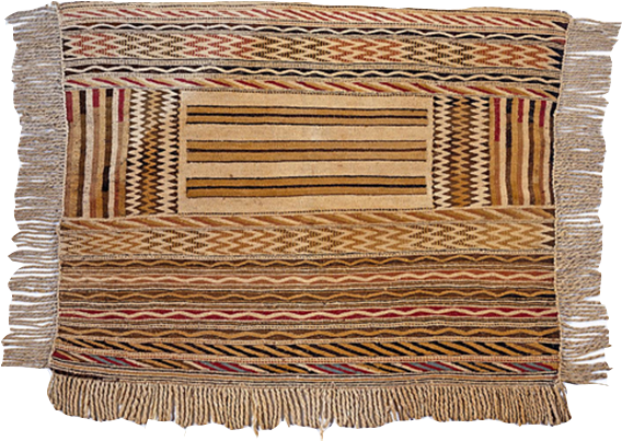 Blankets Woven With Dog Hair - Salish Robe (567x419), Png Download