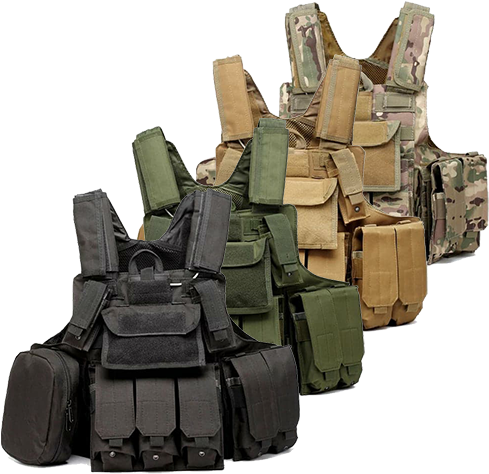 Down Range Ballistic Plate Carrier System - Vest (500x500), Png Download