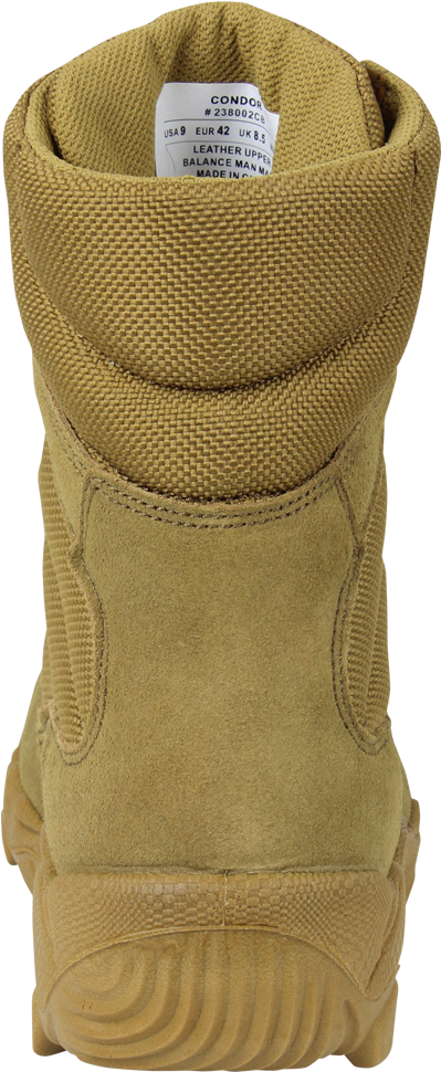The Ar670-1 Compliant Condor Gordon Coyote Brown Combat - Condor Gordon Ar 670-1 8 Inch Combat Boots (coyote) (1000x1000), Png Download