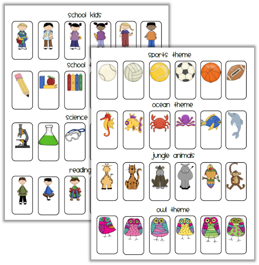 All You Need Are Some Mini Binder Clips And Some Picture - First Grade Behavior Chart (849x869), Png Download