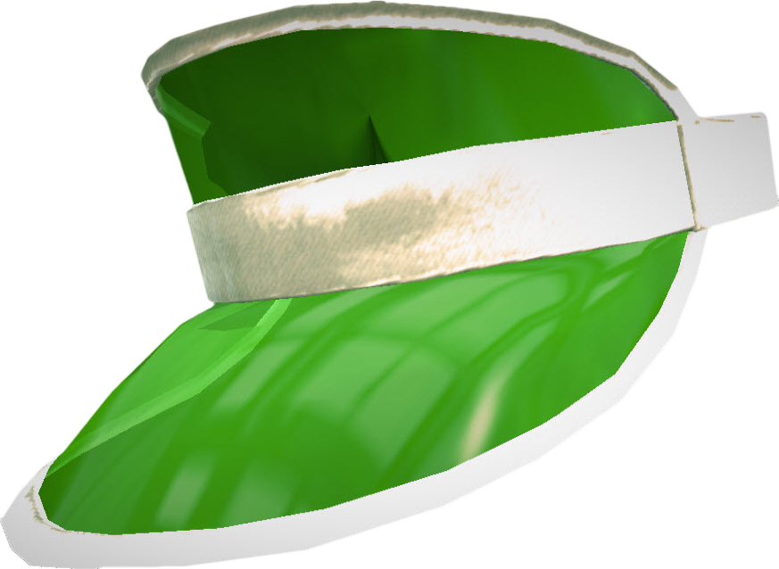 Dealer Visor - Green Poker Visor Png (873x638), Png Download