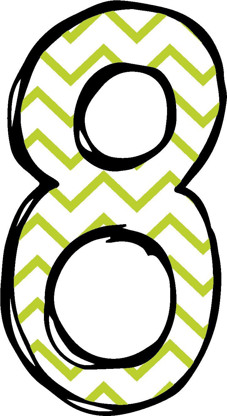 Matek - Number 8 Clipart Png (942x1436), Png Download
