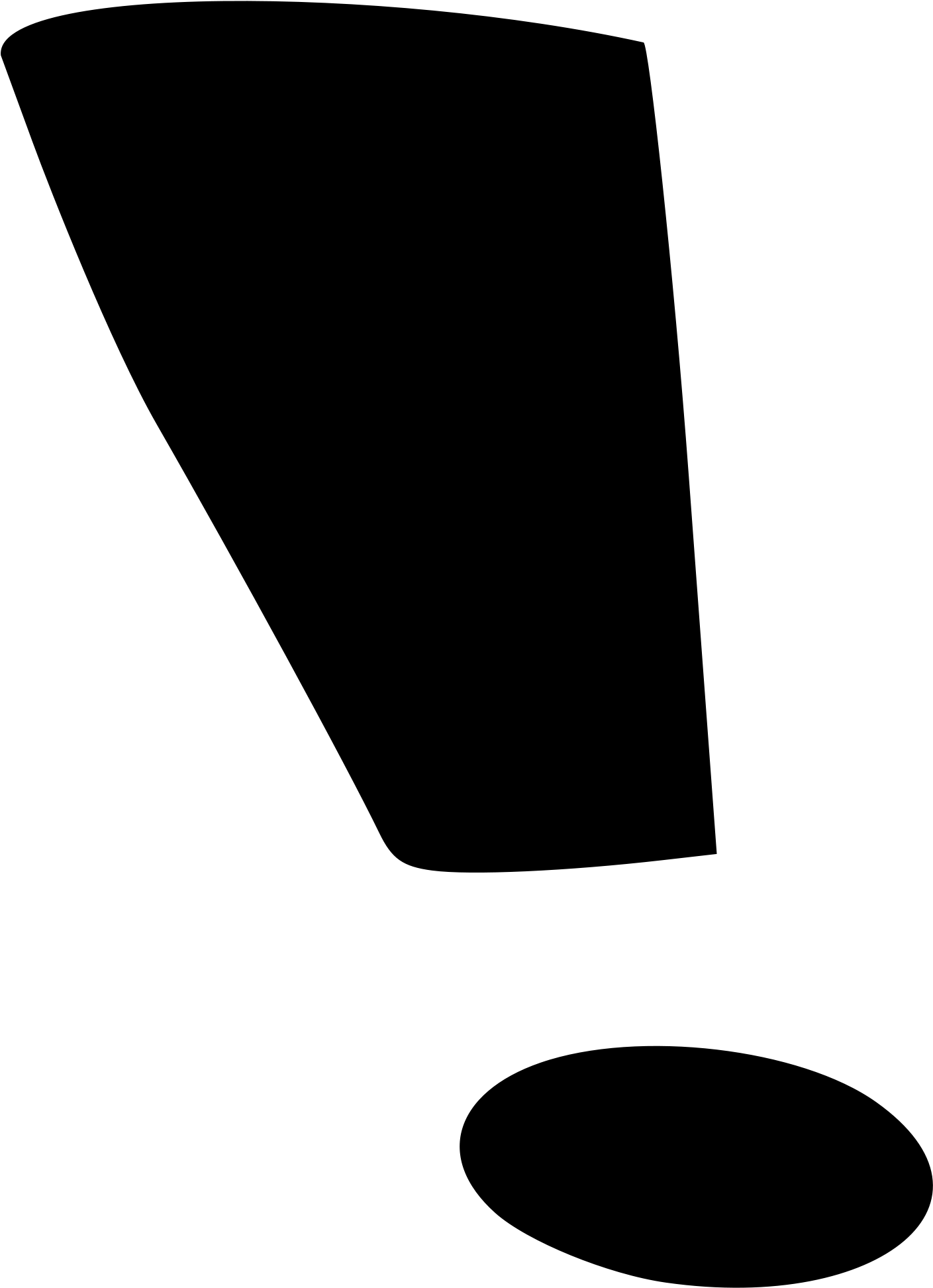 Open - Black Exclamation Mark (2000x2000), Png Download
