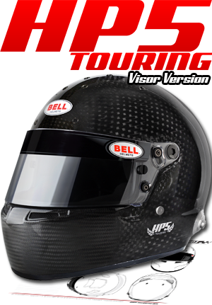 Pf Hp5-visor - Bell Hp5 Touring Helmet (300x431), Png Download