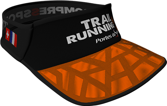 Spiderweb Visor - Compressport Ultralight Cap Portes Du Soleil (700x700), Png Download