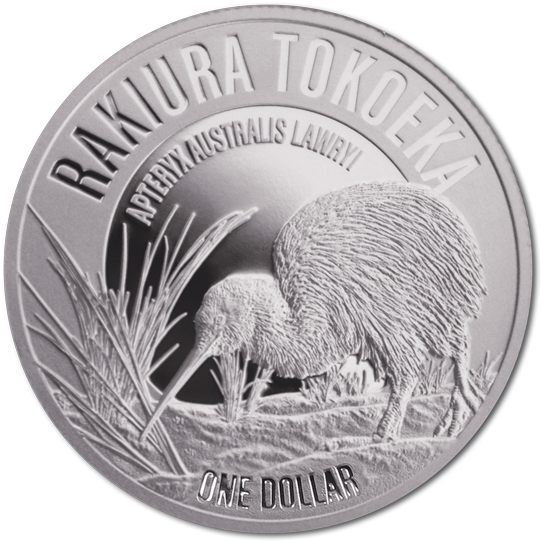 2017 Kiwi Silver Proof Coin - 2018 New Zealand Kiwi Silver Coins (600x600), Png Download