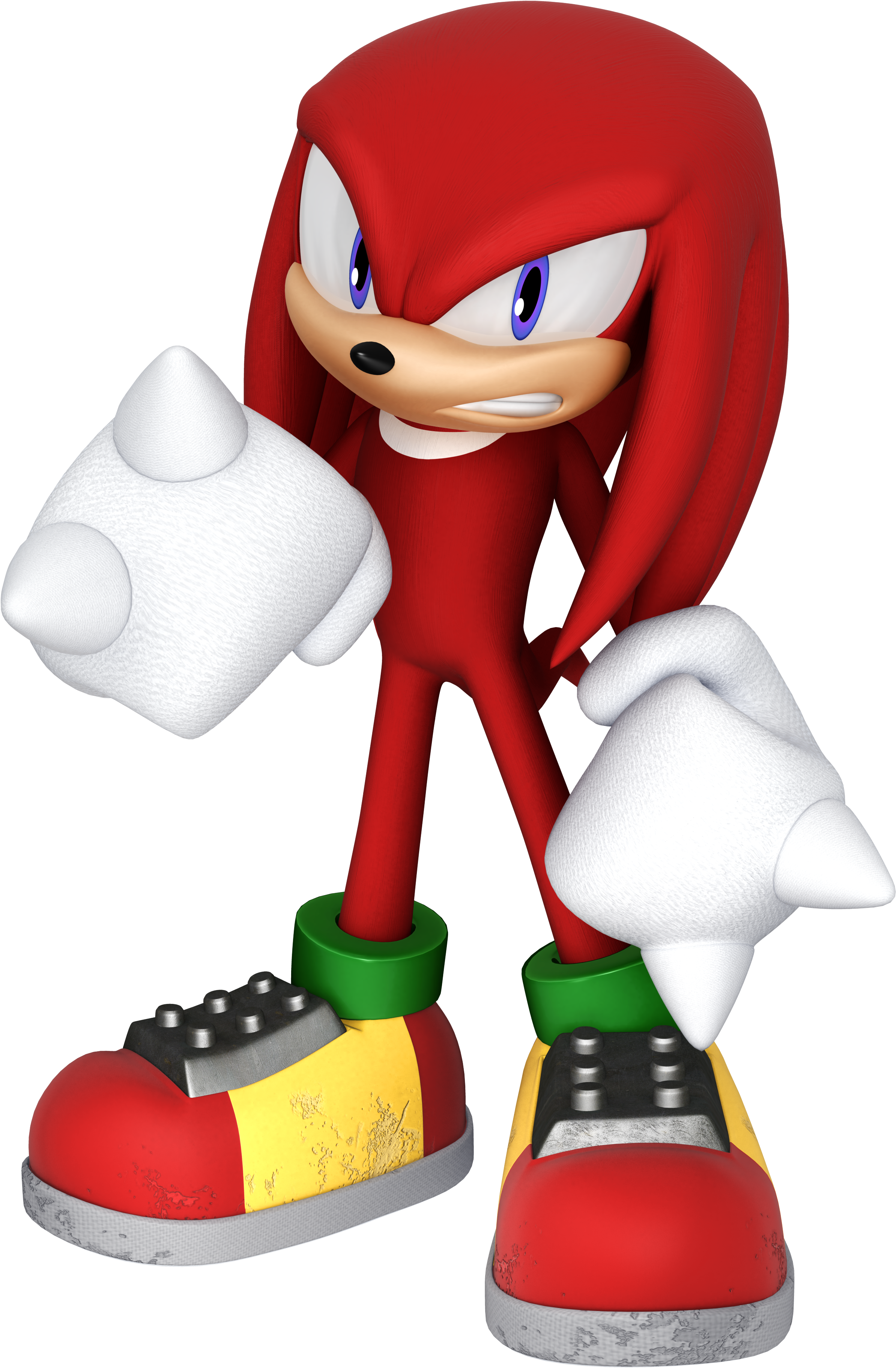 Super Mario And Friends - Knuckles The Echidna (3000x4000), Png Download