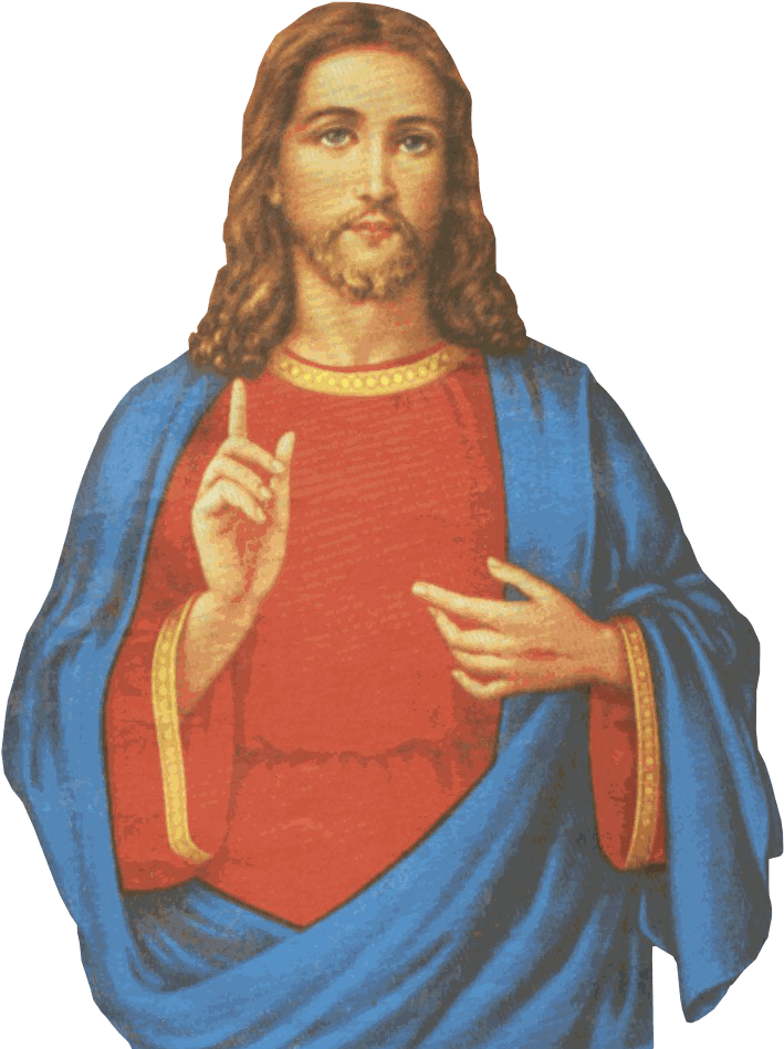 Jesus Old Image - Jesus With Party Hat (761x1005), Png Download