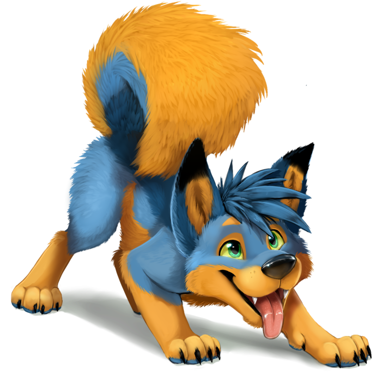 Doggie Anime Wolves 35215126 800 787 - Cartoon Wolf (800x787), Png Download