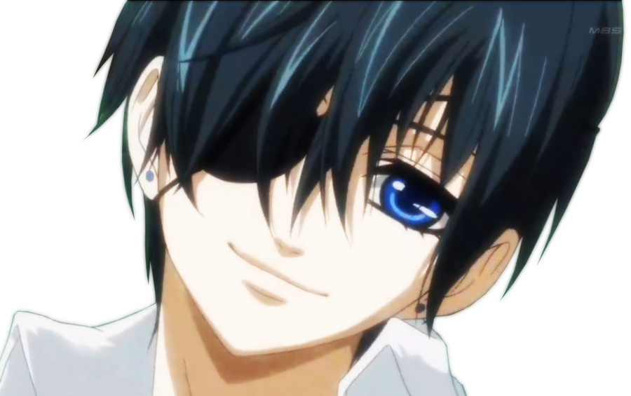 Ciel Ciel Phantomhive 32738936 900 565 Ciel Phantomhive Smile Full Size Png Download Seekpng