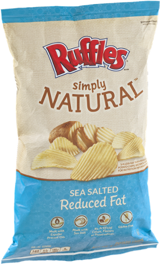 Natural Ruffles Chips (600x600), Png Download