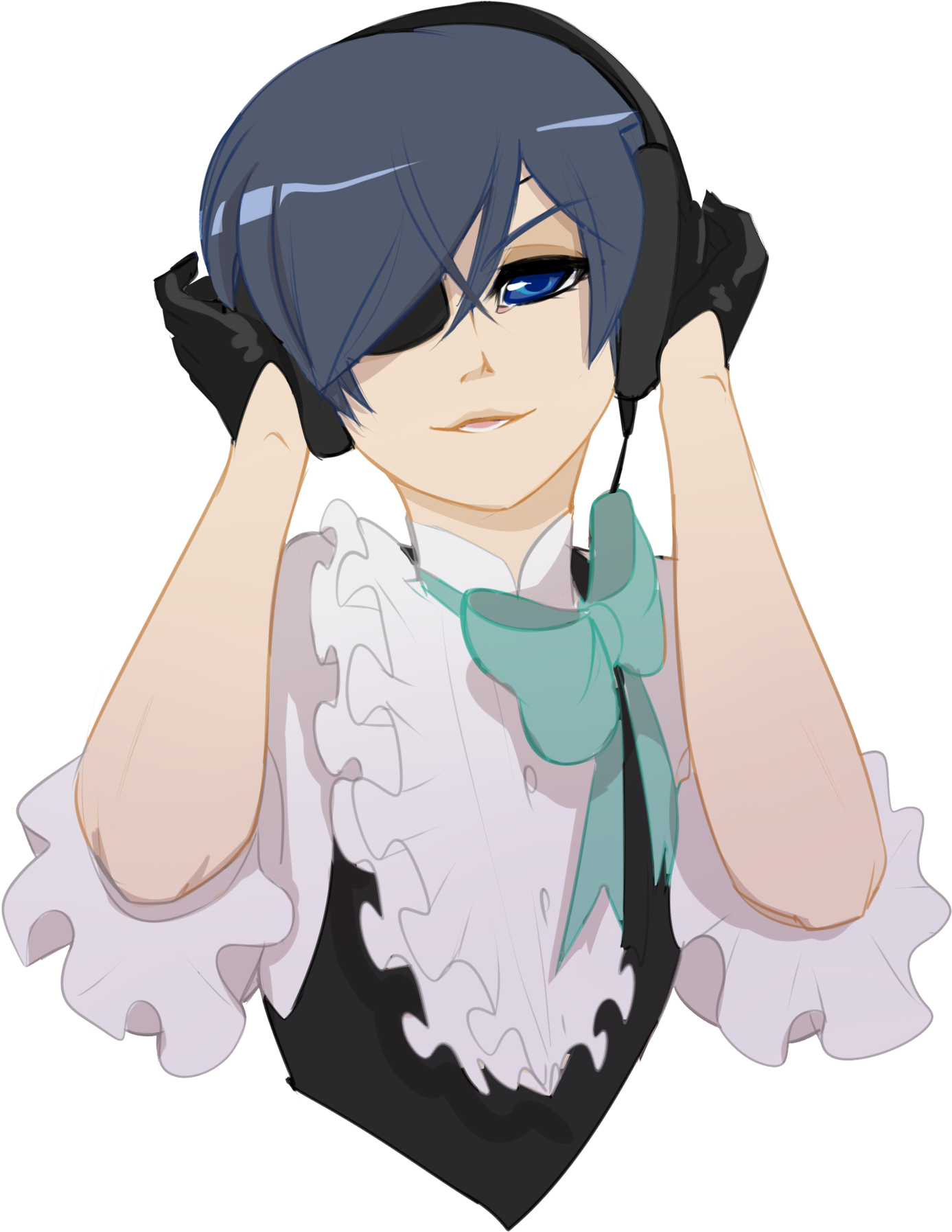 Ciel Phantomhive - T Stray Black Butler (1481x1833), Png Download