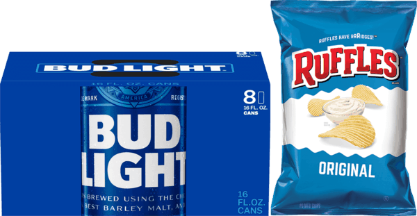 Ruffles Original Potato Chips, 1.5 Oz. Bags, 64 Bags/box (600x311), Png Download