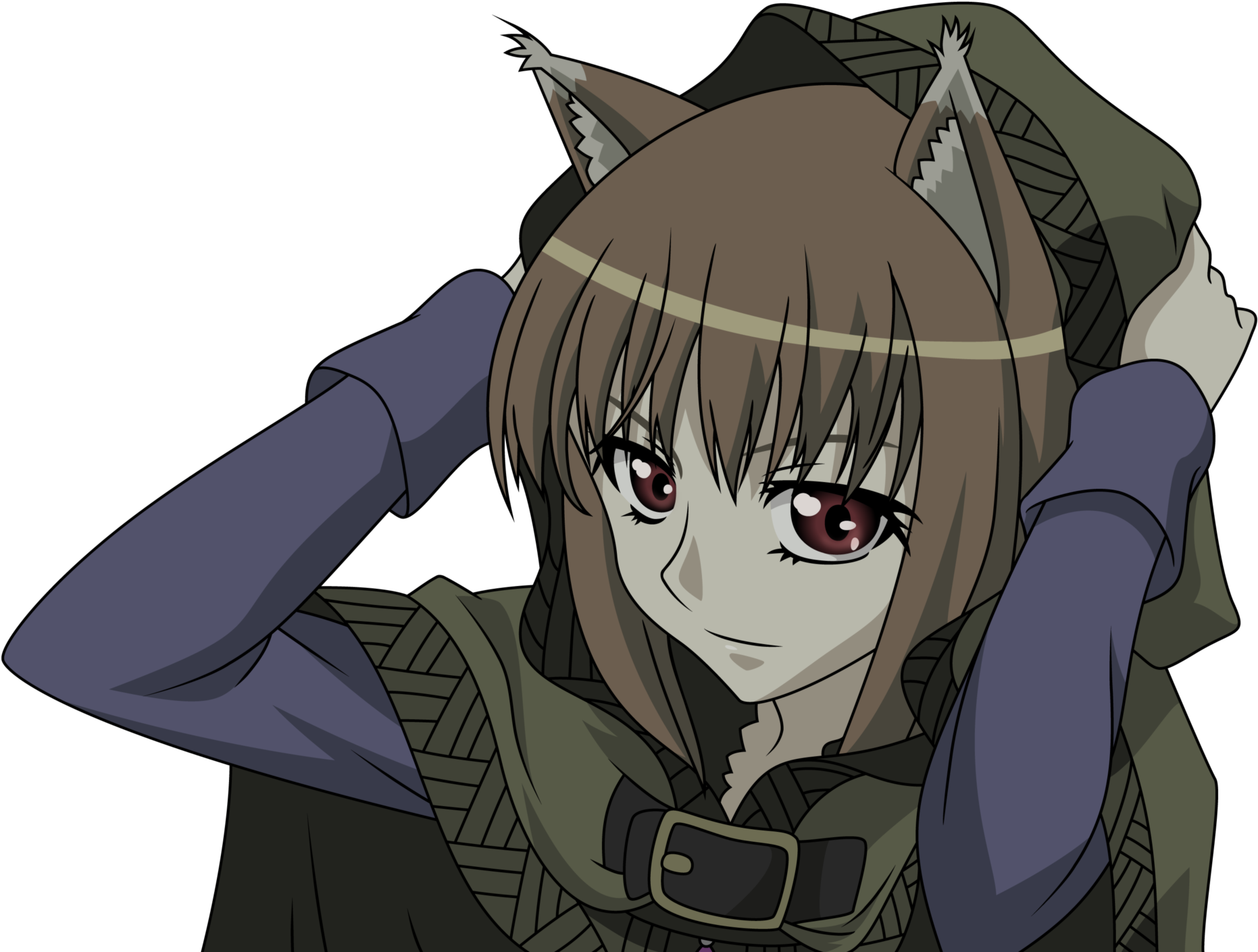 Wallpapers Id - - Holo Spice And Wolf Cloak (2048x1440), Png Download