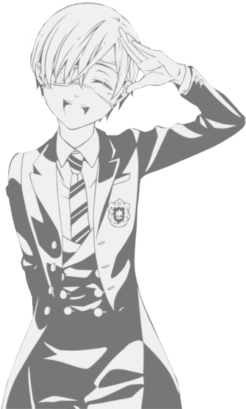 Weston College Ciel Black Butler (399x600), Png Download